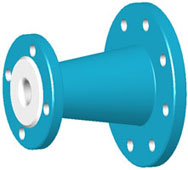 PTFE lining reducer