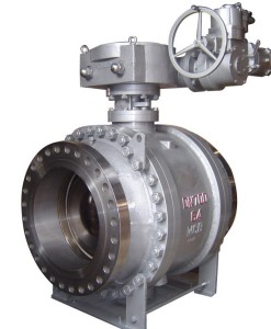 cast steel trunnion ball valve