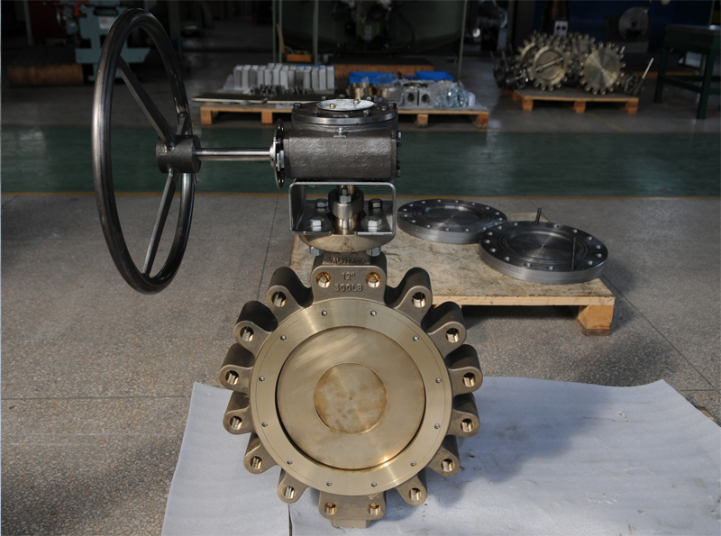 C95800 Nickel-aluminum Bronze Triple Offset Hard Seals Butterfly Valve