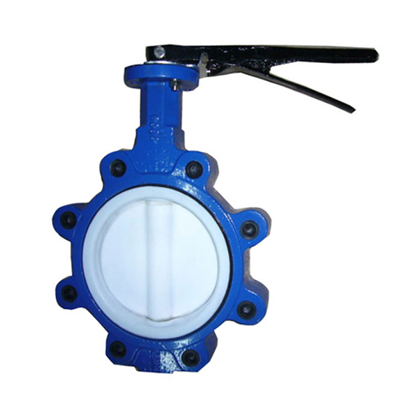 PTFE lined Lug Type Butterfly Valve